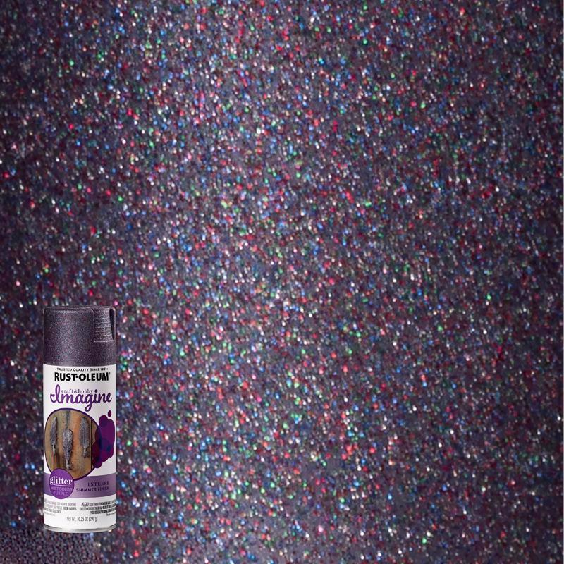 Rust-Oleum Specialty Shimmer Purple Glitter Spray 10.25 oz (Pack of 4)