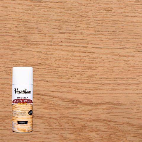 Varathane Semi-Transparent Semi-Gloss Golden Pecan Oil-Based One-Step Stain/Poly 12 oz (Pack of 6)