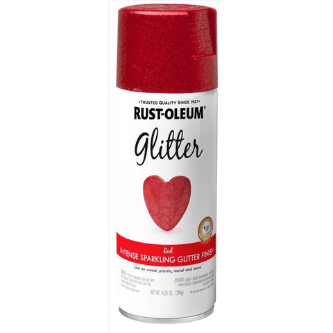 Rust-Oleum Specialty Shimmer Red Glitter Spray 10.25 oz (Pack of 4)