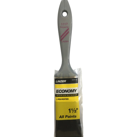 Linzer 1-1/2 in. Flat Paint Brush (Pack of 12)