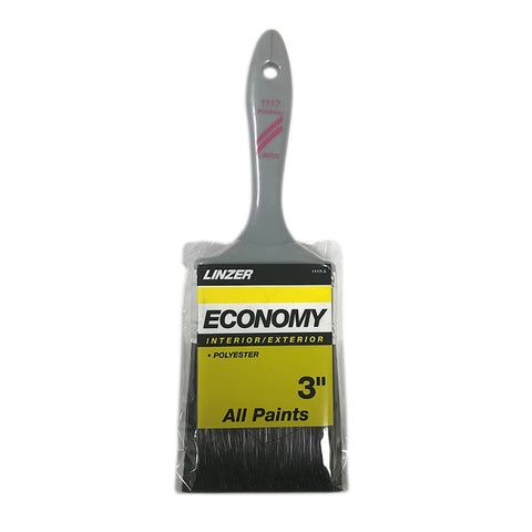 Linzer 3 in. Flat Paint Brush (Pack of 12)