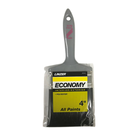 Linzer 4 in. Flat Paint Brush (Pack of 12)