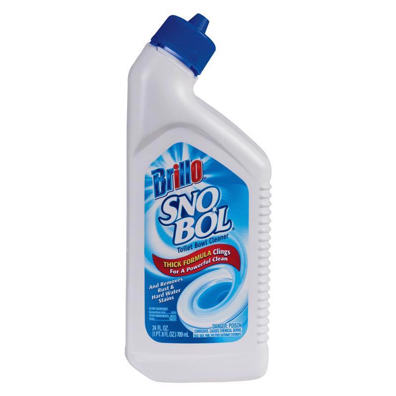 Brillo Sno Bol Clean Scent Toilet Bowl Cleaner 24 oz Liquid (Pack of 9)