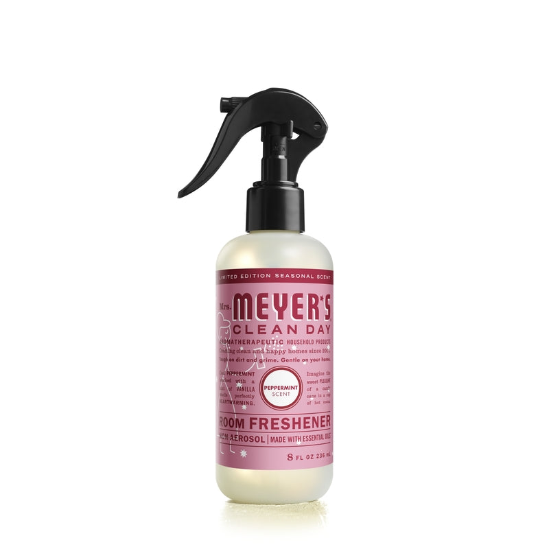 Mrs. Meyer's Clean Day Peppermint Scent Air Freshener 8 oz Liquid (Pack of 6)