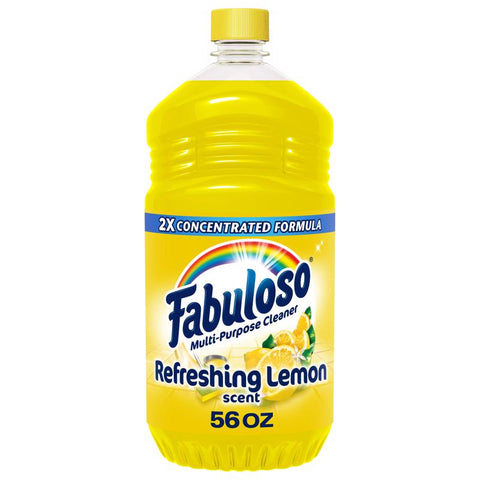 Fabuloso Lemon Scent All Purpose Cleaner Liquid 56 oz (Pack of 6)