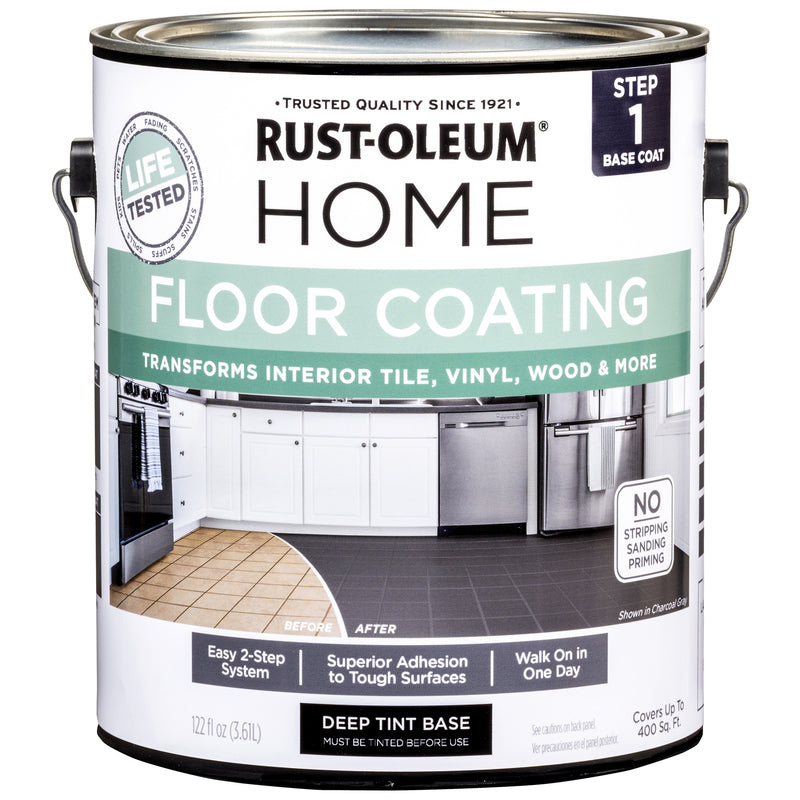 Rust-Oleum Home Deep Tint Base Floor Coating Step 1 1 gal (Pack of 2)