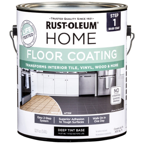 Rust-Oleum Home Deep Tint Base Floor Coating Step 1 1 gal (Pack of 2)