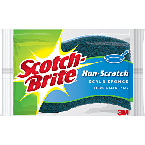 Scotch-Brite Non-Scratch Sponge For Multi-Purpose 4.4 in. L 1 pk (Pack of 12)