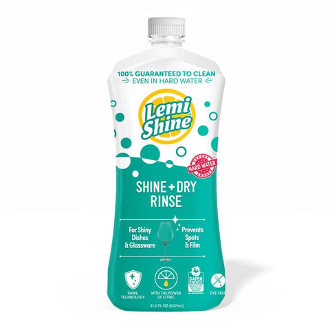 Lemi Shine Lemon Scent Liquid Dishwasher Rinse Aid 21 oz 1 pk (Pack of 6)