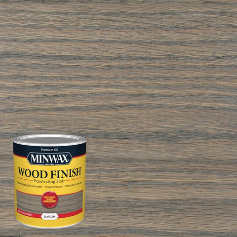 Minwax Wood Finish Semi-Transparent Slate Oil-Based Penetrating Wood Stain 1 qt