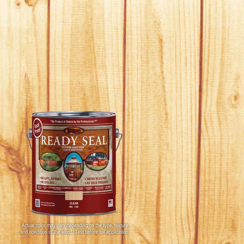 Ready Seal Goof Proof Semi-Transparent Flat Clear Oil-Based Penetrating Wood Stain/Sealer 1 gal