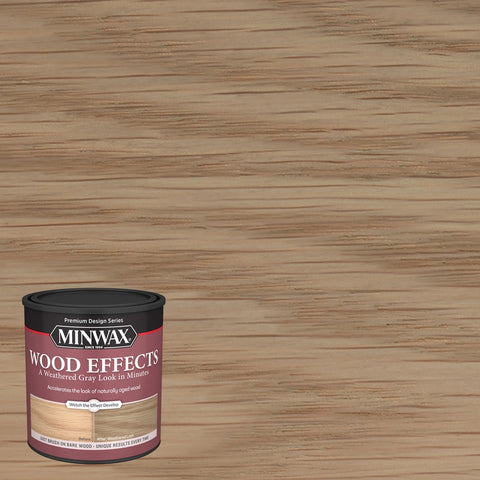 Minwax Wood Effects Semi-Transparent Weathered Gray Weathered Wood Accelerator 1 qt (Pack of 4)