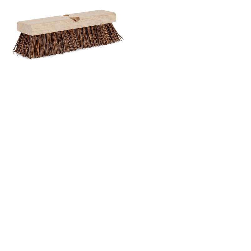 Harper 10 in. W Stiff Bristle Wood Handle Deck Brush