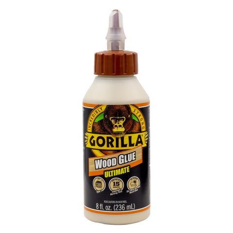 Gorilla Extra Strength Natural Wood Glue 8 oz (Pack of 6)
