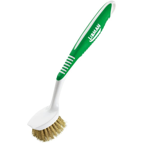 Libman 2 in. W Hard Bristle 8 in. Rubber Handle Dish Brush (Pack of 12)