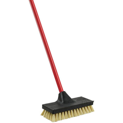 Libman 8.5 in. W Hard Bristle 50 in. Steel Handle Acid Brush (Pack of 6)