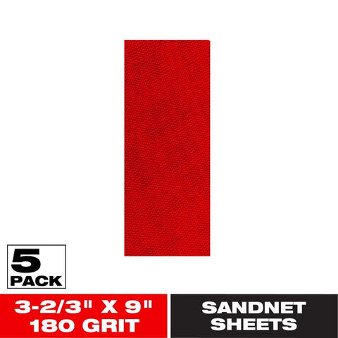 Diablo SandNET 9 in. L X 3-2/3 in. W 150 Grit Ceramic Blend Sanding Sheet 5 pk