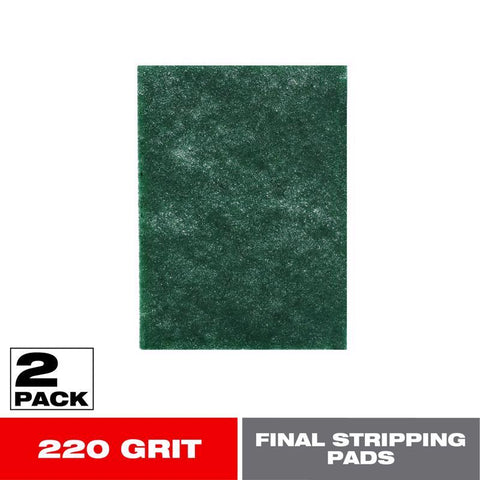 Diablo 6 in. L X 4 in. W 220 Grit Silicon Carbide Final Stripping Pads 2 pk