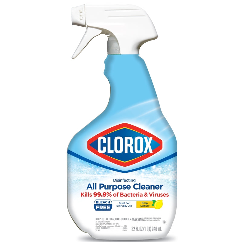 Clorox Lemon Scent Cleaner and Disinfectant 32 oz 1 pk (Pack of 9)