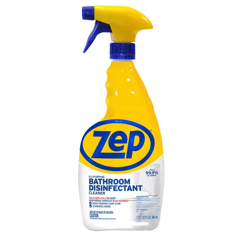 Zep Regular Scent All Purpose Disinfecting Cleaner Liquid 32 oz (Pack of 12)