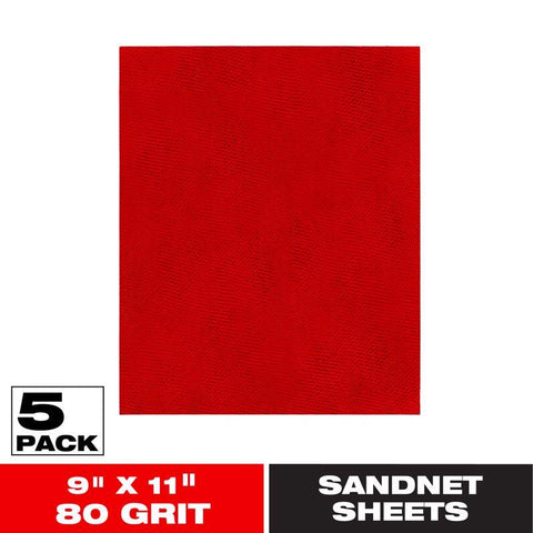 Diablo SandNet 11 in. L X 9 in. W 80 Grit Ceramic Sanding Sheet 5 pk