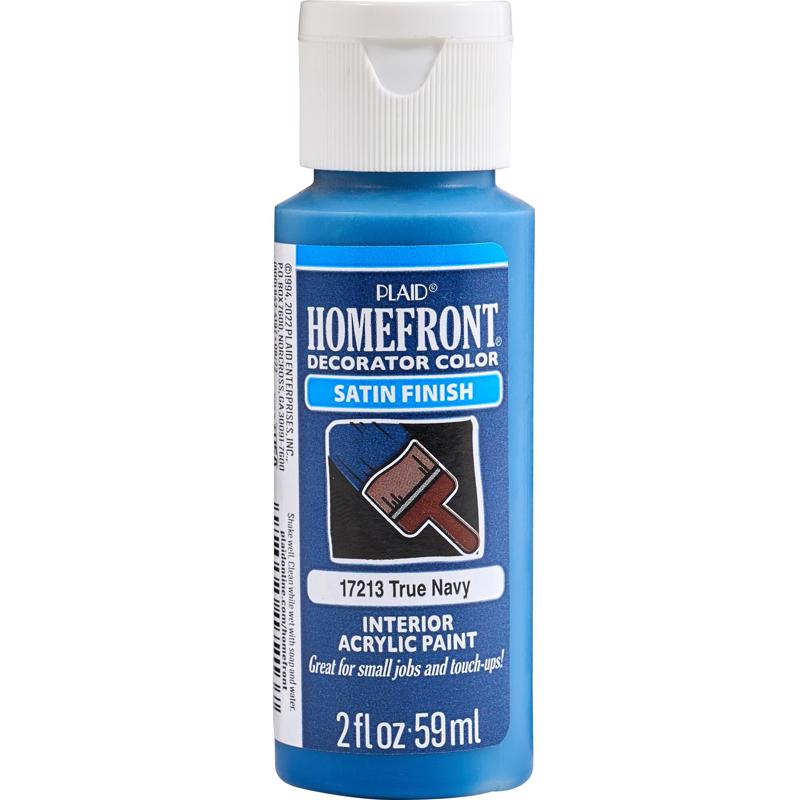 Homefront Satin Navy Hobby Paint 2 oz (Pack of 3)