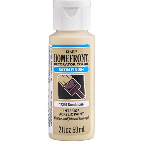 Homefront Satin Sandstone Hobby Paint 2 oz (Pack of 3)