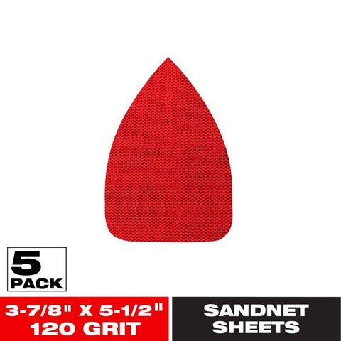 Diablo SandNet 5-1/2 in. L X 3-7/8 in. W Ceramic Blend 120 Grit Medium Sanding Pad