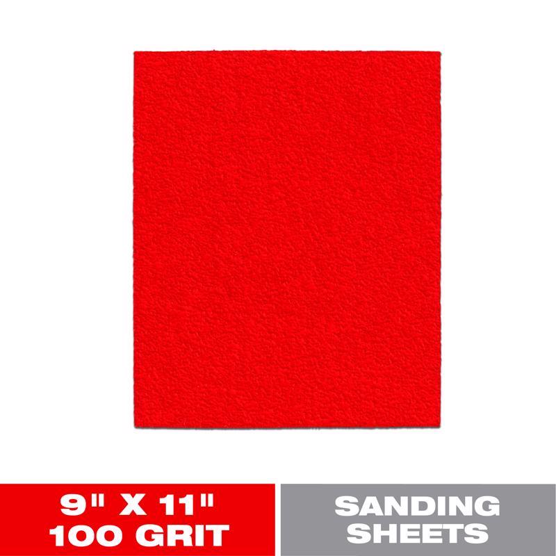Diablo 11 in. L X 9 in. W Aluminum Oxide 100 Grit Medium Sanding Sheet (Pack of 50)