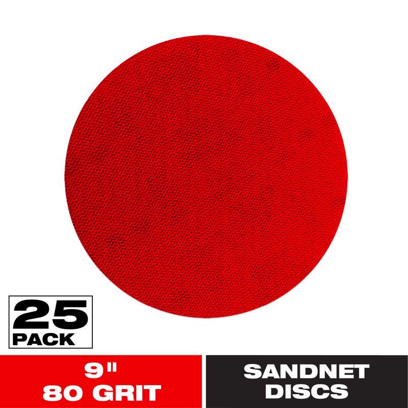 Diablo SandNet 9 in. L X 9 in. W Ceramic 80 Grit Coarse Drywall Sand Pad