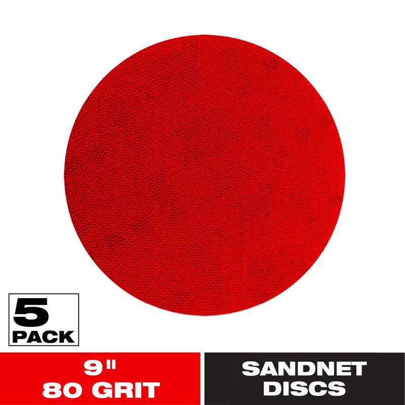 Diablo SandNet 9 in. L X 9 in. W Ceramic Blend 80 Grit Coarse Drywall Sand Pad