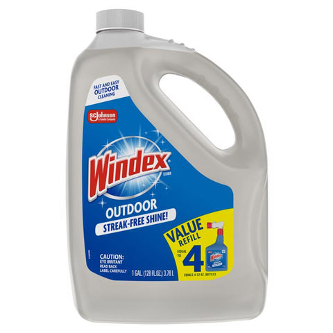 Windex Original Scent Outdoor Glass Cleaner 128 oz Liquid (Pack of 4)