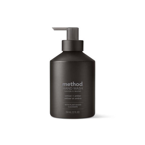 Method Vetiver & Amber Scent Gel Hand Wash 12 oz (Pack of 3)
