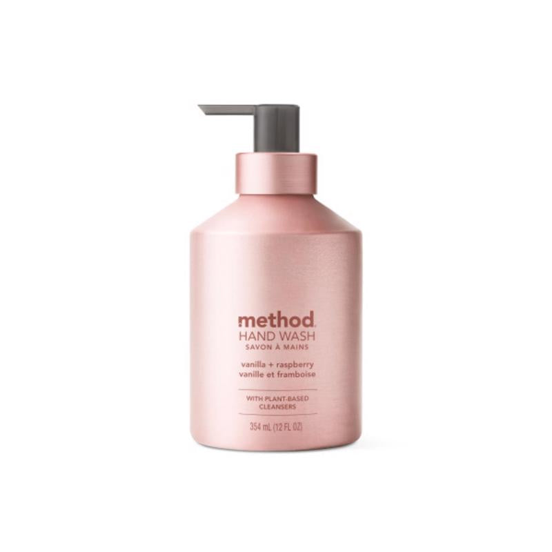 Method Vanilla & Raspberry Scent Gel Hand Wash 12 oz (Pack of 3)