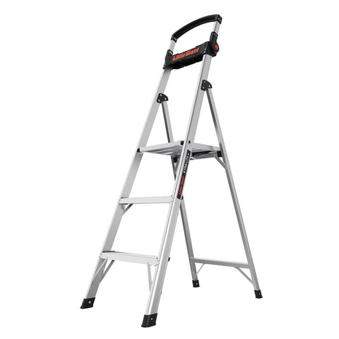 Little Giant Xtra-Lite Plus 5 ft. H Aluminum Step Ladder Type IAA 375 lb. cap.