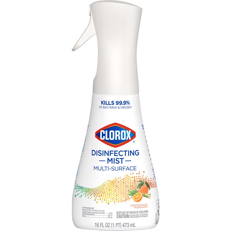 Clorox Lemongrass Mandarin Scent Disinfectant Cleaner 16 oz 1 pk (Pack of 6)