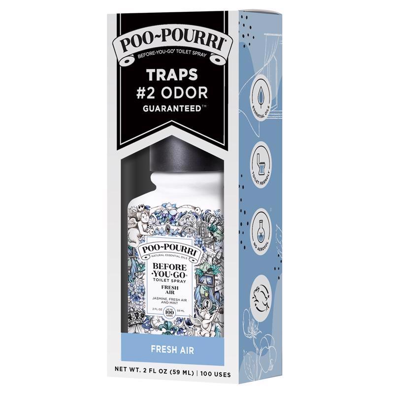 Poo-Pourri Fresh Scent Toilet Spray 2 oz Liquid (Pack of 12)
