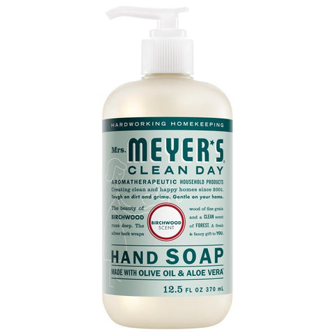 Mrs. Meyer's Clean Day Birchwood Scent Hand Soap 12.5 oz (Pack of 6)