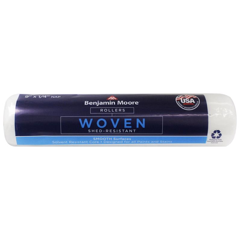 Benjamin Moore Woven 9 in. W X 1/4 in. Regular Paint Roller Cover 1 pk (Pack of 12)