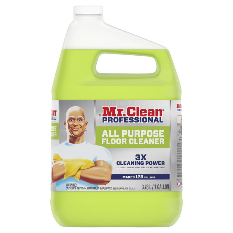 Mr. Clean PRO Lemon Scent Floor Cleaner Liquid 1 gal (Pack of 3)