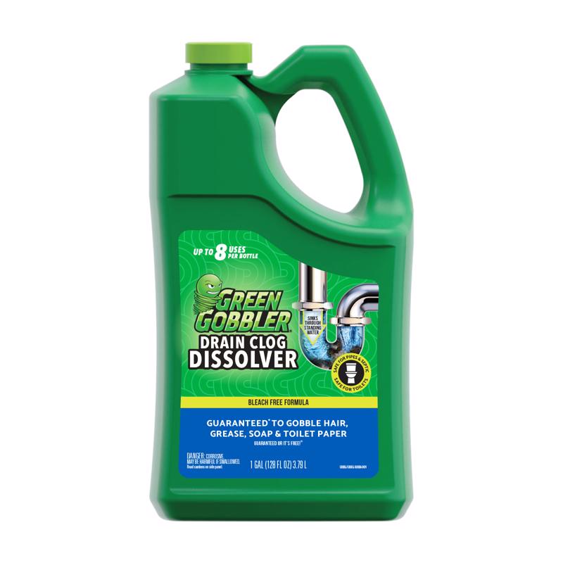 Desatascador líquido para drenajes Green Gobbler, 1 gal (Paquete de 4)