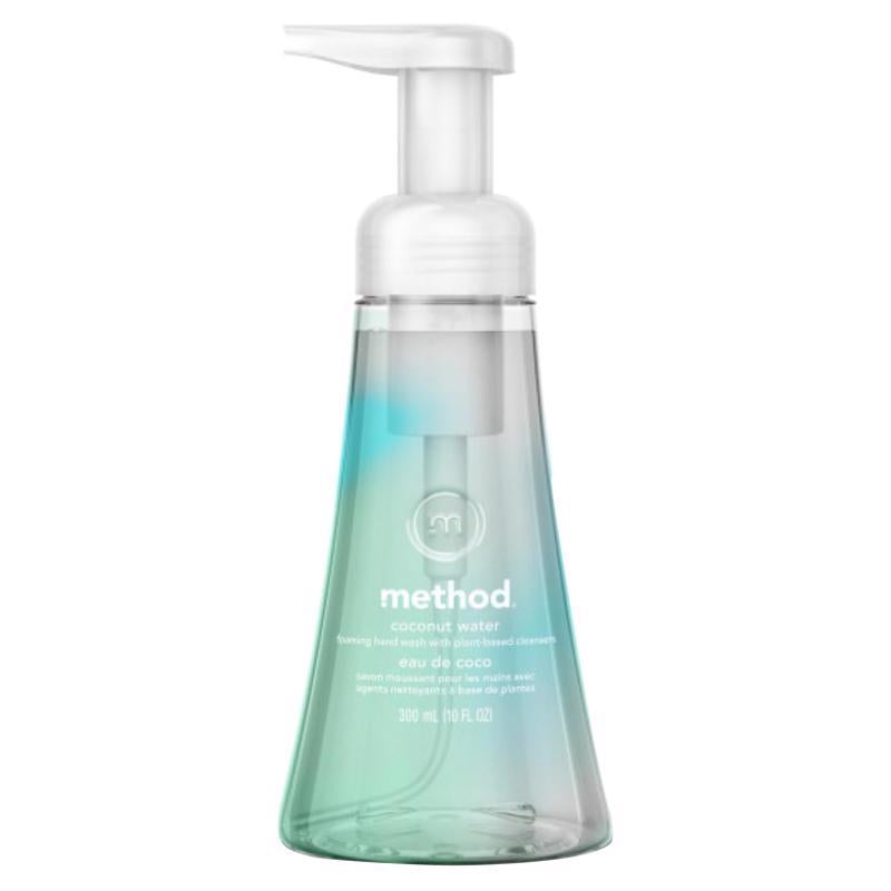 Method Coconut Water Scent Foam Hand Wash 10 oz (Pack of 6)