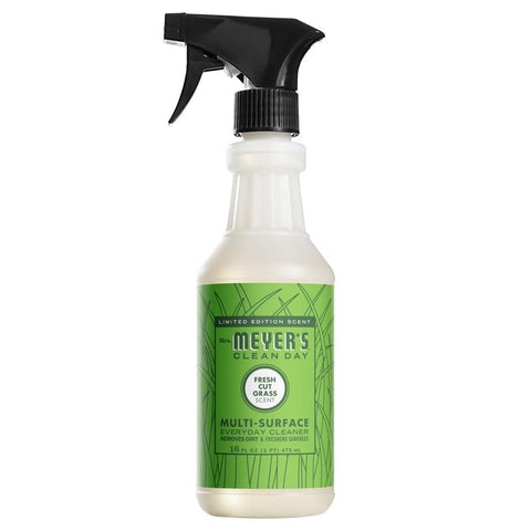 Mrs. Meyer's Clean Day Fresh Cut Grass Scent Multi-Surface Cleaner Liquid Spray 16 oz (Pack of 6)