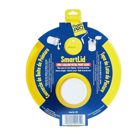 Foam Pro SmartLid Yellow Plastic/Polyethylene Paint Can Lid (Pack of 6)