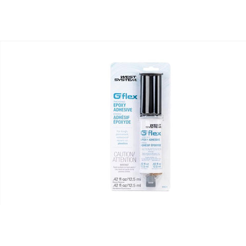 West System High Strength Black/White Epoxy Syringe 1 oz (Pack of 12)
