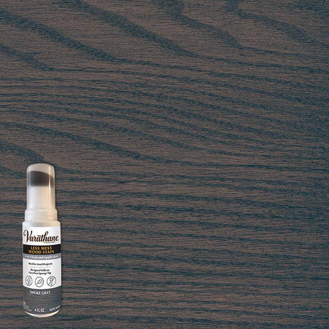 Varathane Less Mess Smoke Gray Water-Based Linseed Oil Emulsion Wood Stain 4 oz (Pack of 4)