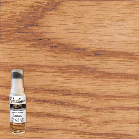 Varathane Less Mess Golden Oak Water-Based Linseed Oil Emulsion Wood Stain 4 oz (Pack of 4)