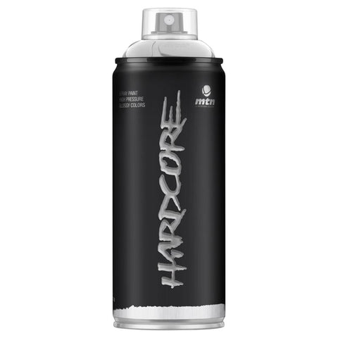 MTN Hardcore Metallic Silver Chrome Spray Paint 400 ml (Pack of 6)