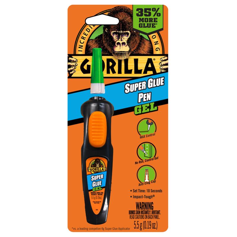 Gorilla High Strength Super Glue Pen 0.19 oz (Pack of 6)