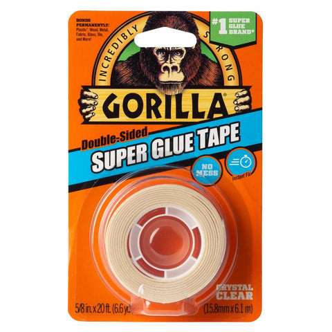 Gorilla Super Glue 240 in. L X 5/8 in. W Double-Sided Tape (Pack of 6)